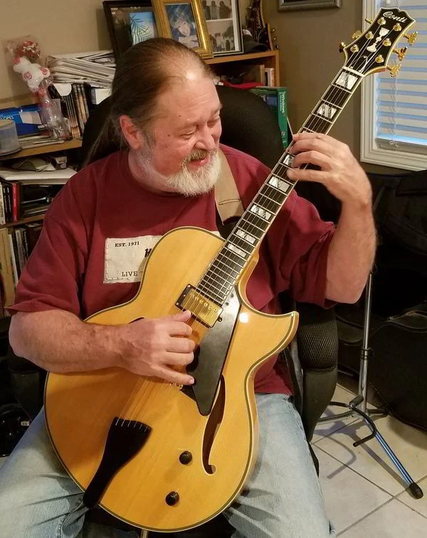 Leaptrott's Blonde Conti Heirloom Archtop Jazz Guitar