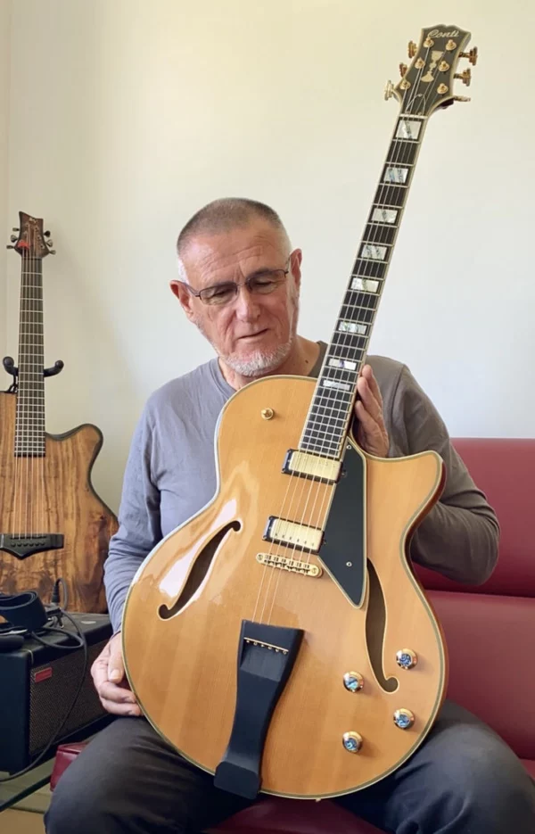 Hadley with his first generation Conti Equity Archtop Jazz GuitarHi, Steve. I'd like to thank you again for your assistance. In all respects, this is far and away the most satisfying guitar that I have owned!