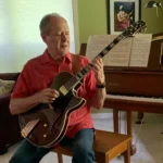 Playing his beautiful thin body Entrada archtop